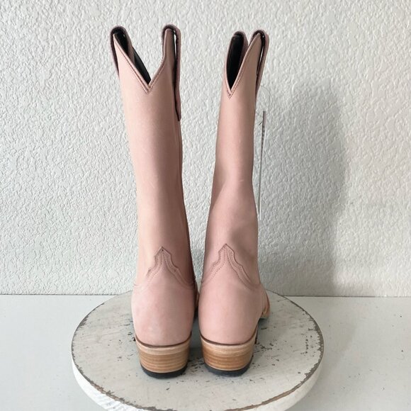 Lane EMMA JANE Womens Cowboy Boots 7 Pink Western Cowgirl Mid Calf Pointed Toe - Picture 3 of 11